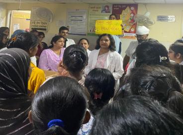 Implementation of Swasth Nari, Sashakt Parivar Abhiyaan in DCBH